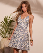 Harbor Chic Abstract Mini Dress