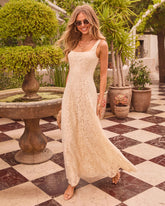 Sweet Summer Escape Lace Maxi Dress