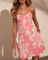 Sunlit Devotion Floral Mini Dress