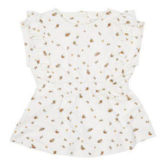 Ärmelloses Kleid White Blossom, Größe 80 | Little Dutch