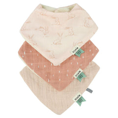 Bandana Lätzchen 3-pack mix - Rosy Rabbit Hase | Trixie