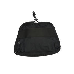 Black Ripstop Front Bag with Black Bungee Cord