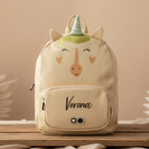 Personalisierter Trixie Kinderrucksack Frau Einhorn mit Name – Rucksack für Kita und Kindergarten