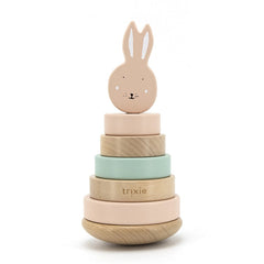Stapelturm Frau Hase Holz - Zur Geburt | Trixie