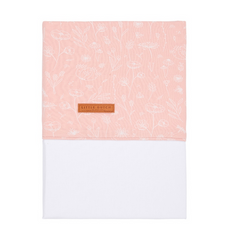 Wiegenlaken Wild Flowers, pink | Little Dutch