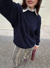 All Day Crewneck Sweatshirt Navy