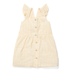 Little Dutch Sunshine Checks ärmelloses Kleid für Mädchen