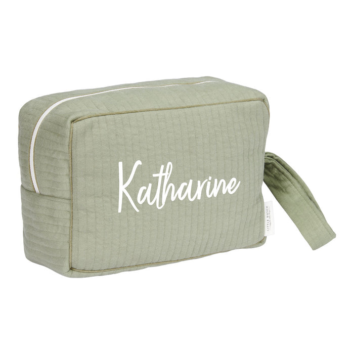 Baby-Pflegetasche Groß - Pure Olive | Little Dutch