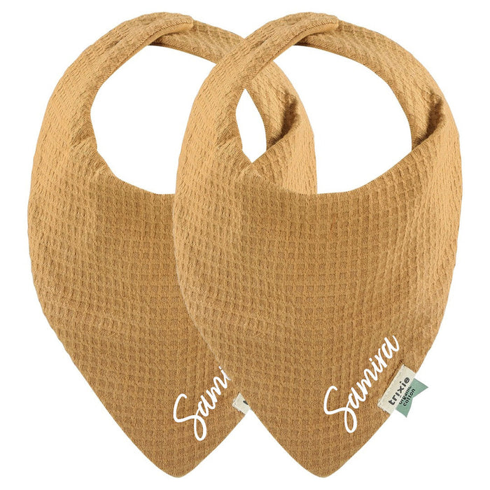 Bandana Lätzchen 2-pack mix - Cocoon Caramel | Trixie