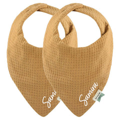 Bandana Lätzchen 2-pack mix - Cocoon Caramel | Trixie