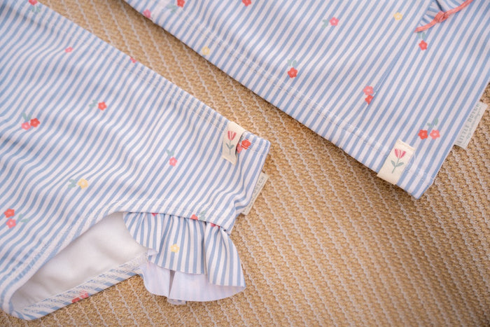 Bikinihöschen Sunny Flowers Blue | Little Dutch