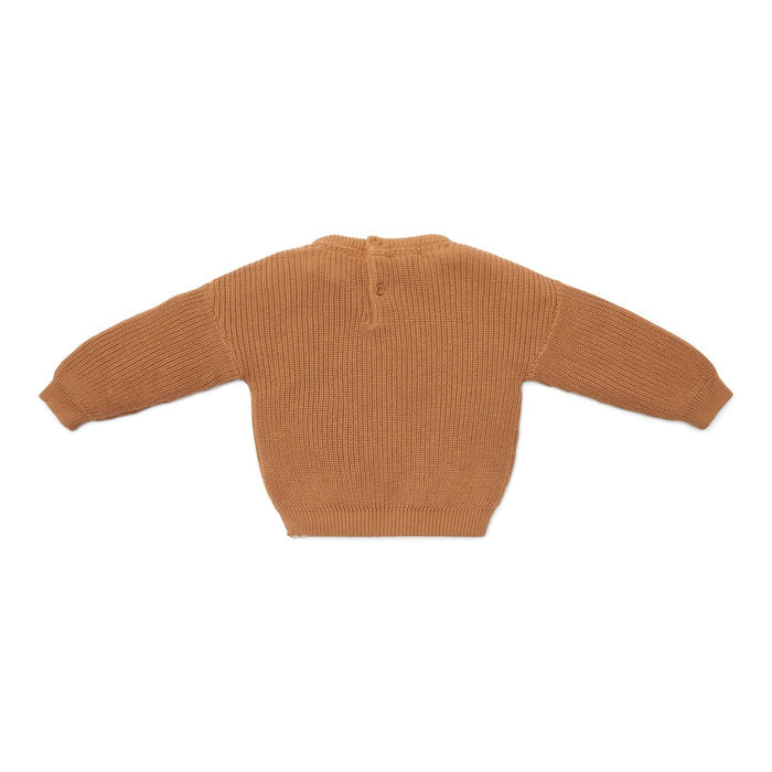 Brauner Little Dutch Strickpullover – weitere Produktansicht