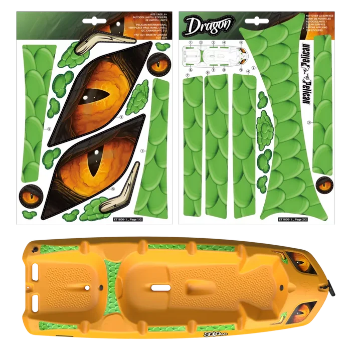 Decals for Solo Evo Kids Kayak