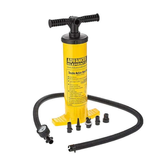 Double-Action Hand Pump with Pressure Gauge