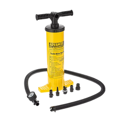 Double-Action Hand Pump with Pressure Gauge