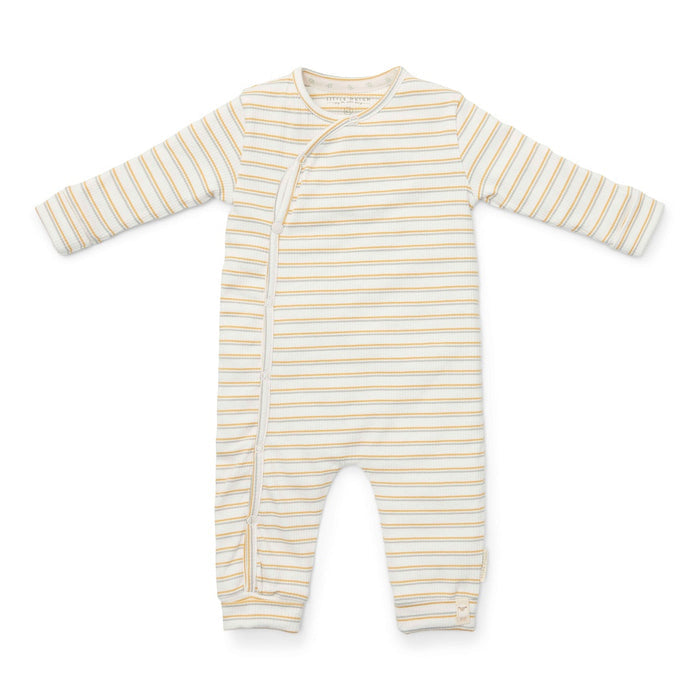 Little Dutch Wickelstrampler Little Farm gestreift – Produktansicht