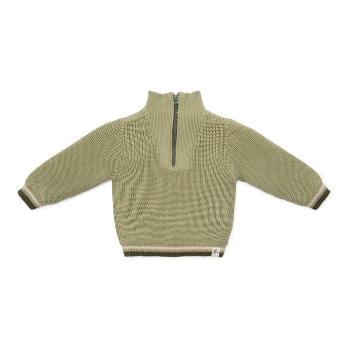 Gestrickter Pullover Green | Little Dutch