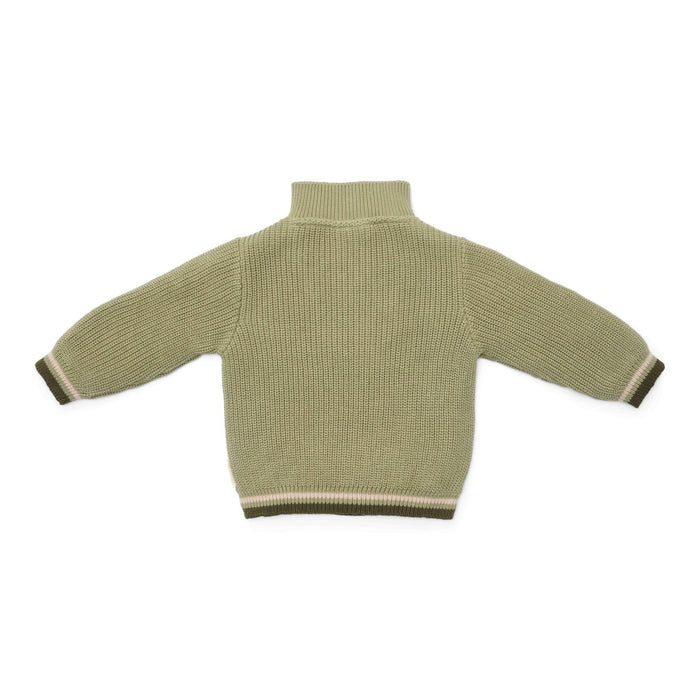 Gestrickter Pullover Green | Little Dutch