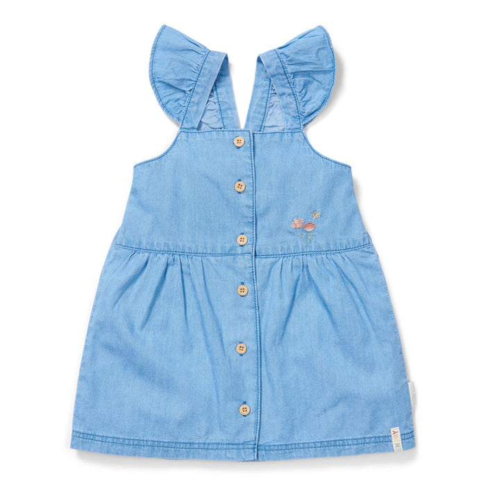 Kleid ärmellos Denim | Little Dutch