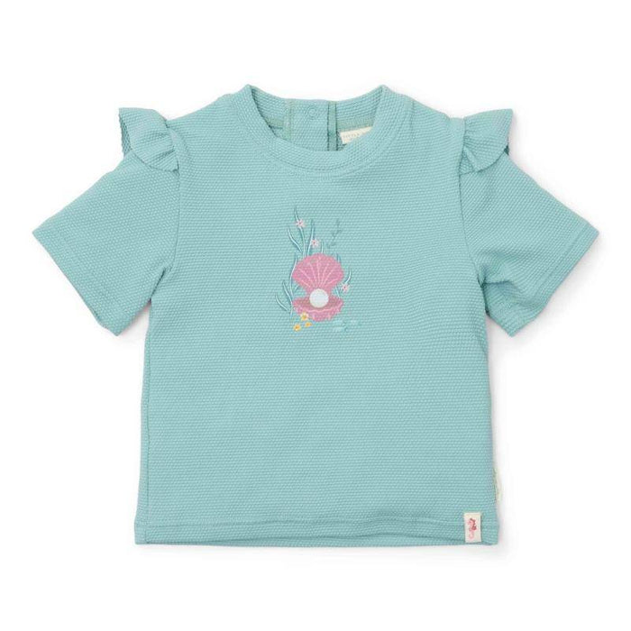 Kurzärmeliges Schwimmshirt  Ocean Treasures Surf Blue | Little Dutch