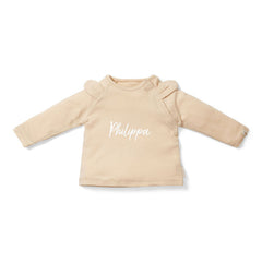 Little Dutch Baby Bunny Langarmshirt in Sand für Babys und Kinder