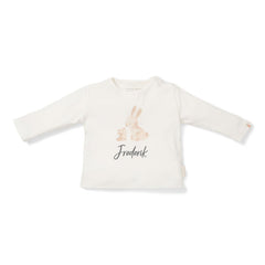 Langarmshirt Baby Bunny, Weiß | Little Dutch