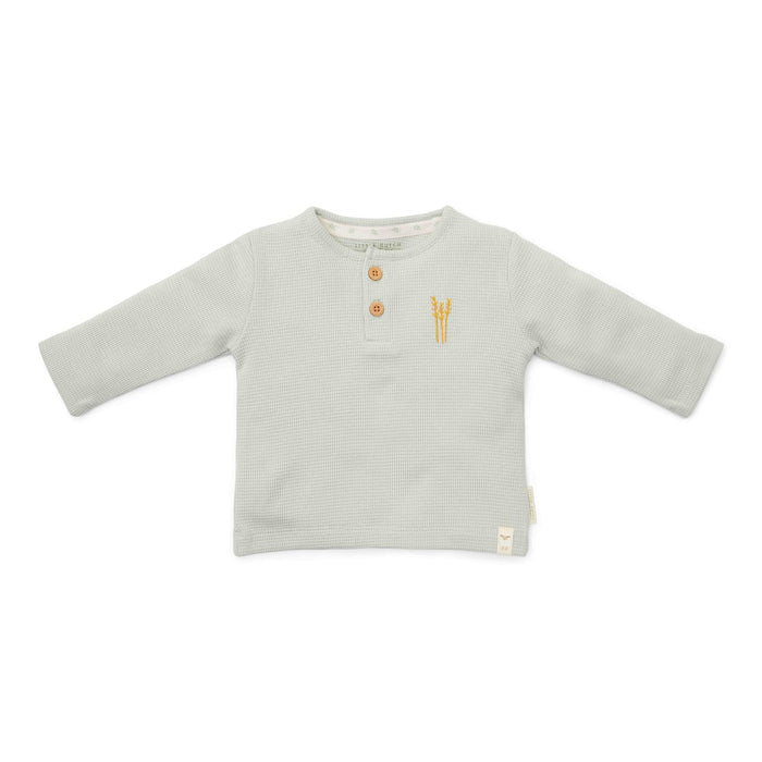 Langarmshirt für Babys und Kinder in Soft Green