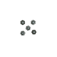 Locking Nuts With Nylon Insert - M6 - 5 Pack