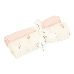 Musselintuch Swaddles 70 x 70 cm Fairy Blossom / Blossom | Little Dutch