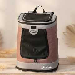 Nobby Rucksack PLATA Altrosa-Grau 34×30×43 cm | Nobby