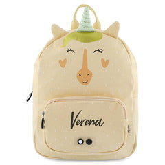 Kinderrucksack Frau Einhorn von Trixie mit Personalisierung – Produktansicht