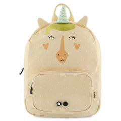Trixie Kinderrucksack Frau Einhorn mit Einhorn-Gesicht und Ohren – Vorderansicht