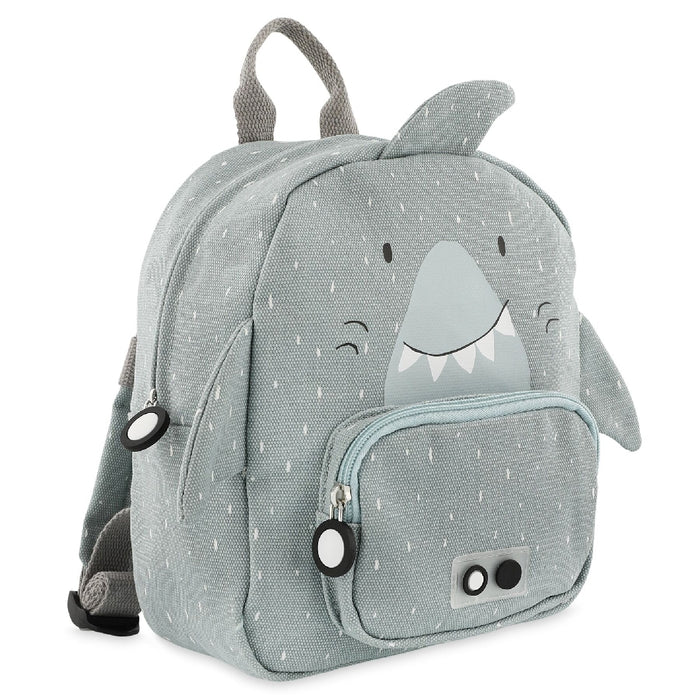 Trixie Rucksack Herr Hai in Blau – weitere Produktansicht des 7,5-Liter-Kinder-Rucksacks für Kita und Freizeit
