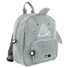 Trixie Rucksack Herr Hai in Blau – weitere Produktansicht des 7,5-Liter-Kinder-Rucksacks für Kita und Freizeit