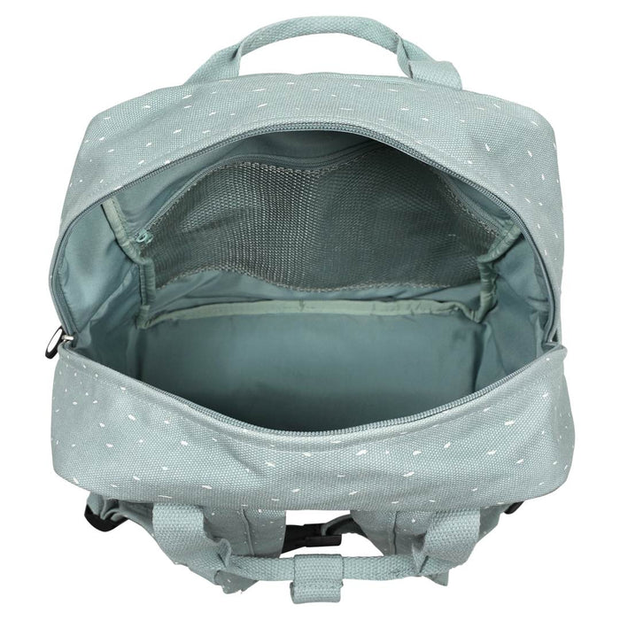 Blauer Trixie Kinder-Rucksack Herr Hai 11 L – geräumiger Rucksack für Schulalltag, Kindergarten und Ausflüge
