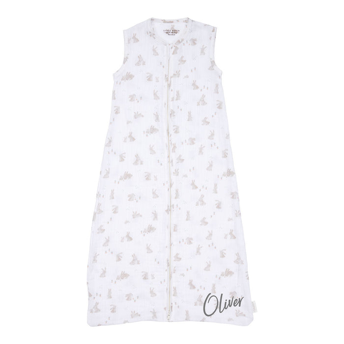 Schlafsack Sommer Musselin 90 cm Baby Bunny | Little Dutch
