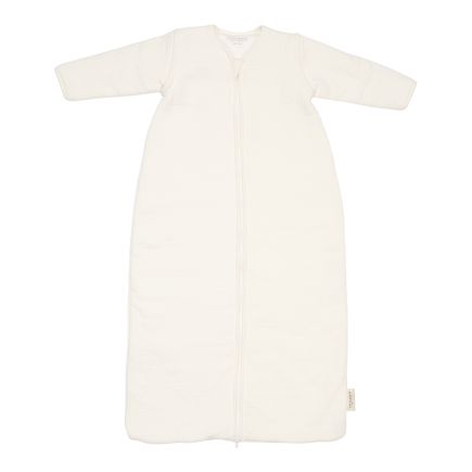 Little Dutch Winterschlafsack Pure Soft White 90 cm – weißer Babyschlafsack für warme und komfortable Winternächte