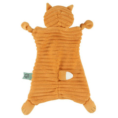 Trixie Schnuffeltuch Herr Fuchs – Detailansicht des weichen Baby-Schmusetuchs aus Bio-Baumwolle und recyceltem Polyester