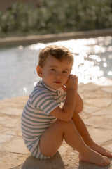 Schwimmwindel Stripes Surf Blue | Little Dutch
