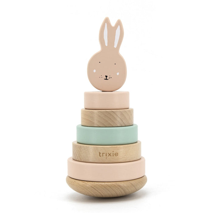 Stapelturm Frau Hase Holz - Zur Geburt | Trixie