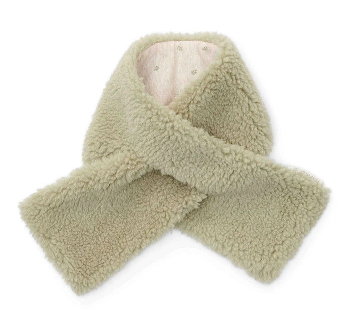 Soft Green Teddy-Schal von Little Dutch – Detailansicht