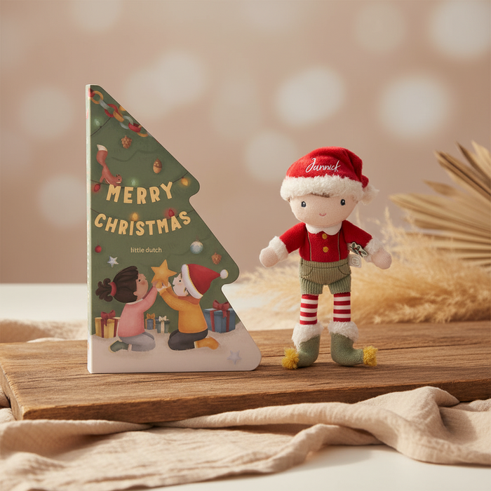 Personalisiertes Little Dutch Weihnachts-Geschenkset mit Name