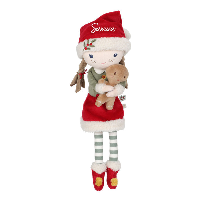 Little Dutch Weihnachtspuppe Rosa 35 cm im festlichen Outfit