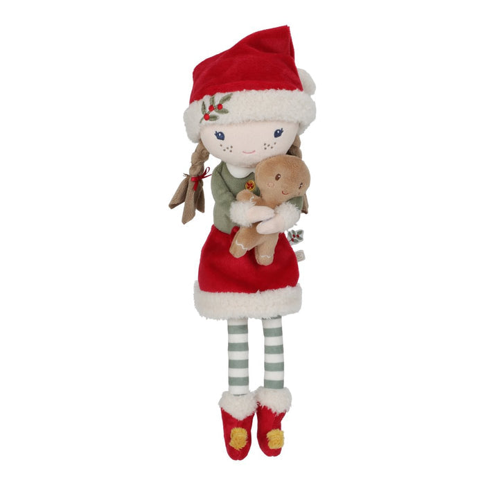 Little Dutch Puppe Rosa im Weihnachtsdesign – Vorderansicht